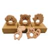 Buy cheap Necklace Pendant Wooden Teething Toy ISO9001 Wooden Animal Teether from wholesalers