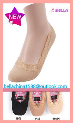 Buy cheap Cushioned Lace Shoe Liner foot liner socks cotton liner loafer socks from wholesalers