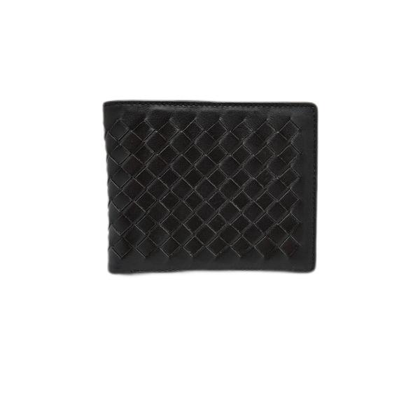 Buy cheap Real Leather Bifold Wallet Black Open Mini Purse For Men WA24 from wholesalers