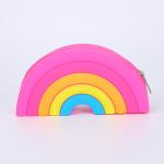 Rainbow Pop Shoulder Purse Fidget Toys Bag Sensory Silicone Rainbow Clouds