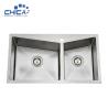 Buy cheap Double Bowl Handmade kitchen Sinks SUS304 stainless steel Kitchen Sinks from wholesalers