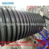 Buy cheap Ribbed Spiral HDPE pVC conduit Corrugated Pipe Extrusion Line Manufacturing Machine from wholesalers