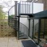 Buy cheap Indoor / Outdoor Modern Steel Spiral Stairs With Stainless Balustrade from wholesalers