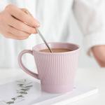 Reusable Ceramic Coffee Cup Set 300ml Nordic Porcelain Mugs For Tea And