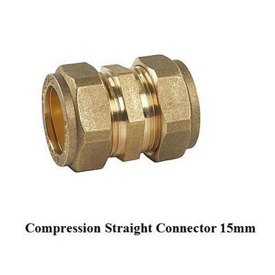 Buy cheap compression fitting straight 15mm for copper pipe from wholesalers