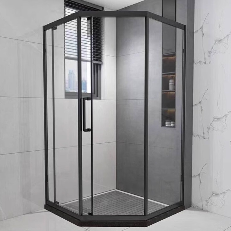 Erosion Resistant Shower Screen Profile High Precision Shower Glass Frame