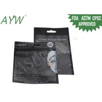 Buy cheap Plastic Cosmetic Stand Up Zipper Bags Three Sides Seal Bag With Gravure Printed product