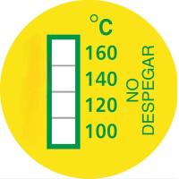 Buy cheap Customized Temperature Measuring Irreversible High Temperature Sensitive Labels product