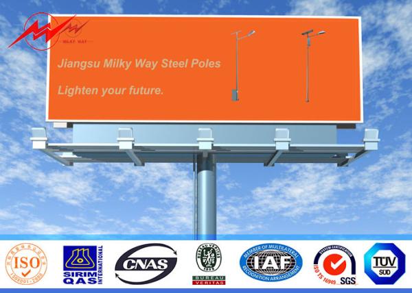 Buy cheap Single Sided Outdoor Steel LED Advertising Board Display 12M-30M Height from wholesalers