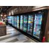 Buy cheap 3200L Multiscene Upright Glass Fridge Chiller Anticorrosive With 6 Doors from wholesalers
