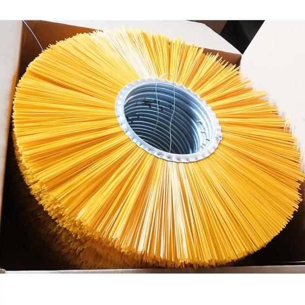 Flat/Convoluted Snow Sweeper Ring Brushes Plate Poly Wafer Broom Road Street