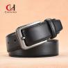 Buy cheap First Layer Cowhide Leather Belt Simple Needle Seven Level Electroplated Buckle from wholesalers