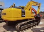 PC220 - 7 Hydraulic Crawler Used Komatsu Excavator 11.7 Rpm