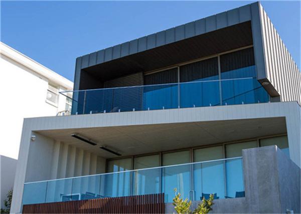 Buy cheap Tempered Frameless Glass Railing Customized Height , 1200mm Maximum Centres from wholesalers