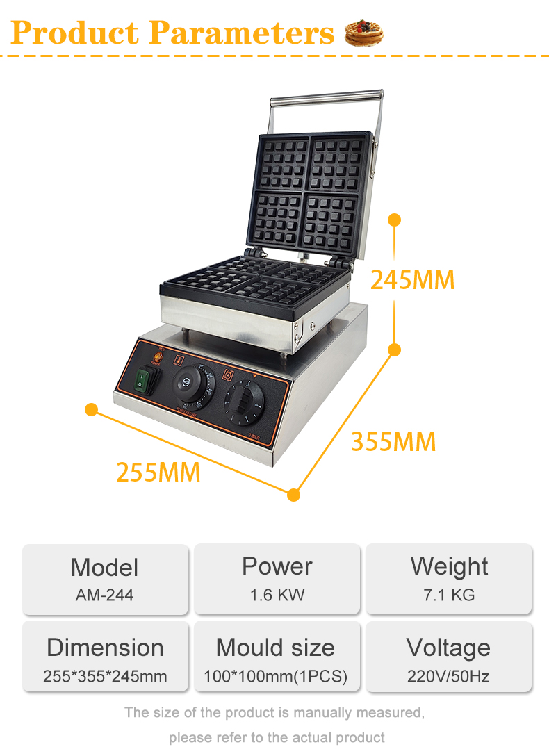 Upgrade Your Waffle Station with Our Professional Waffle Maker and Stroopwafel Machine