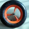 Buy cheap TR13 Steel Rim Hard Soft Rubber Wheel Penumatic PU Wheel 3.00-8 from wholesalers