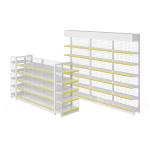 Cold Rolled Steel Structure Retail Shelving System For Supermarket 30 - 80KG