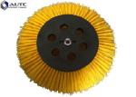 445*750mm Disc Poly Bristle Road Sweeper Rotary Street Road Sweeper Brush Motor