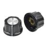 Buy cheap Professional Rotary Potentiometer Knobs 6mm Φ27*16mm Size For Round Ribbed Shaft from wholesalers
