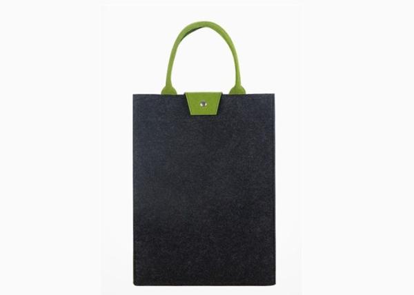 Buy cheap Dark Grey Felt Laptop Bag With Custom Silk - Screen Print / Laser Logo from wholesalers