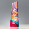 Buy cheap Creative Acrylic Award with UV Printing , Lucite Plaque for Company Employees' Annual Conference and Honorary Titles from wholesalers