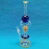Buy cheap 18 Inches Glass Smoking Water Pipe High Big Beaker Fumed Silver Fancy Unique from wholesalers