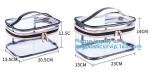 PVC Mini Plastic Cosmetic Bags , Cosmetic Tote Bags Printed Promotional Makeup
