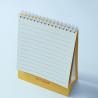 Buy cheap 180 X 230mm Desk Wall Calendar Inner Gold Color Art Paper Various Language Available from wholesalers