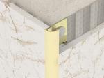 Brushed 2.0mm Stainless Steel Tile Trim Strip For Round Custom