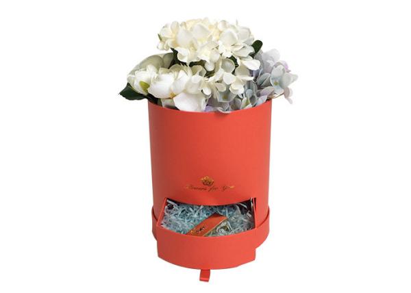 Buy cheap 8 Inch Paper Tube Packaging Flower Gift Box Matte Lamination Finishing from wholesalers
