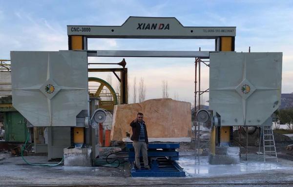 Buy cheap High Speed Diamond Wire Saw Machine For High Cutting Width & Ability from wholesalers