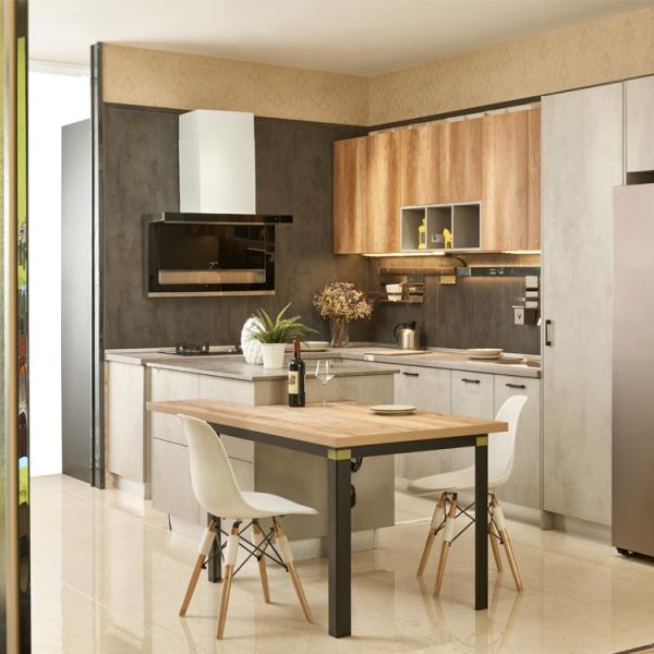 Buy cheap Durable Kitchen Unit Set Furniture Wooden Sample Designs PVC Kitchen Cabinets from wholesalers