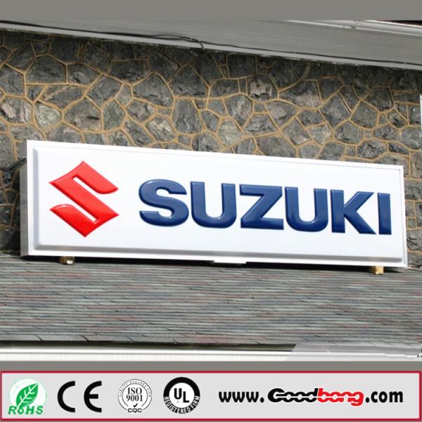 Buy cheap acrylic vacuum forming 3d lighting waterproof led outdoor light box sign letters from wholesalers