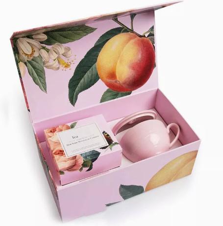 Buy cheap Custom Logo Printed Cardboard Tea Boxes Handmade Tea Set Gift Box from wholesalers