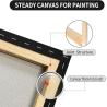 Buy cheap Custom Size Linen Cotton Stretched Canvas With Wood Frame Art Supplies For Painting from wholesalers