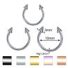 Buy cheap Steel Segment Ring Ear Piercings Nose Ring Lip Eyebrow Piercings Ear Ring Captive Bead Ring Body Jewelry Piercings from wholesalers