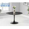 Buy cheap Oem 120cm Round Marble Dining Table Set For Breakfast from wholesalers