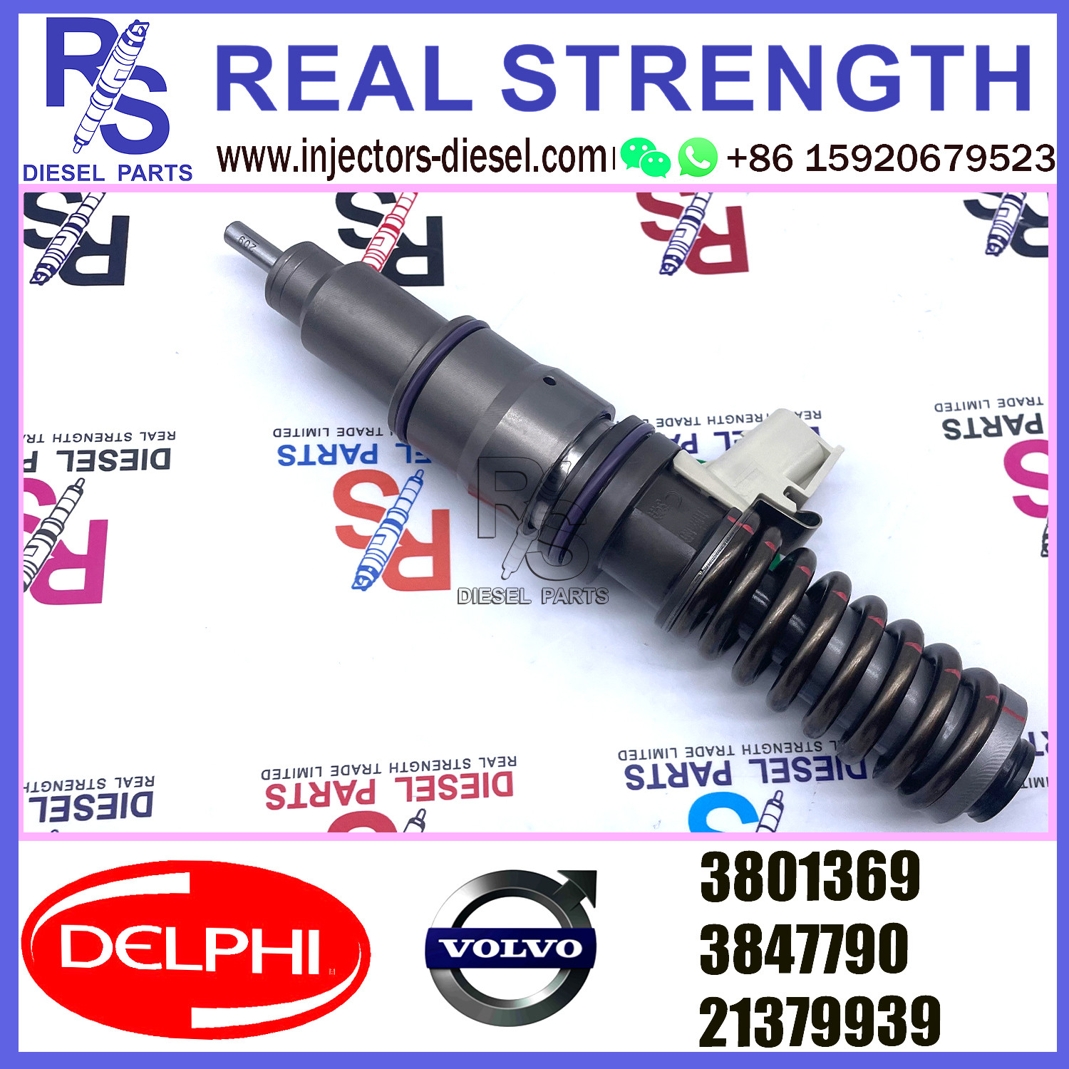 21379939 DELPHI Fuel injector BEBE4D18002 BEBE4D27002 3801369 3847790