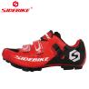 Buy cheap Red Mens SPD Mountain Bike Shoes Geometry Design Body High Pressure Resistance from wholesalers