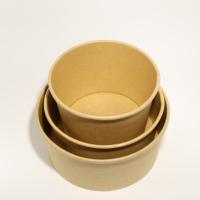 Buy cheap Pantone CMYK Colour Paper Packaging Box Take Out Containers Round Cardboard Food product
