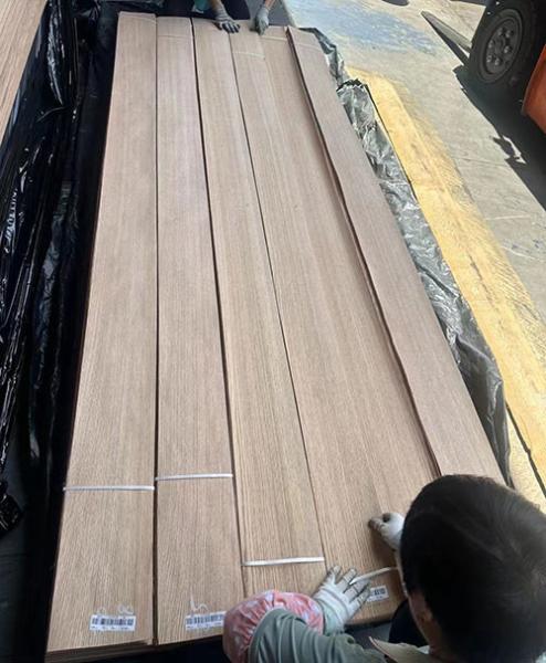 Buy cheap High Quality Red Oak Wood Veneer, Panel AAAGrade, 0.5mm Thickness, from wholesalers