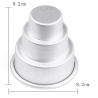 Buy cheap Wholesale Non-Stick Aluminium Alloy Carbon Steel Bottom Cake Pans Round Cake Mold from wholesalers