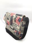 420D Polyester Travel Messenger Bag Pouch With Printing / Embroidery Logo