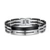 Buy cheap Authentic Men's Meteorite Bracelet Stainless Steel Diamond Chain Bracelet from wholesalers