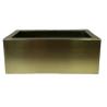 Buy cheap Outdoor large long square rectangle garden planters metal flower pot from wholesalers