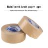 Buy cheap Single Sided Adhesive Reinforced Kraft Paper Tape For Carton Sealing 130-150um from wholesalers