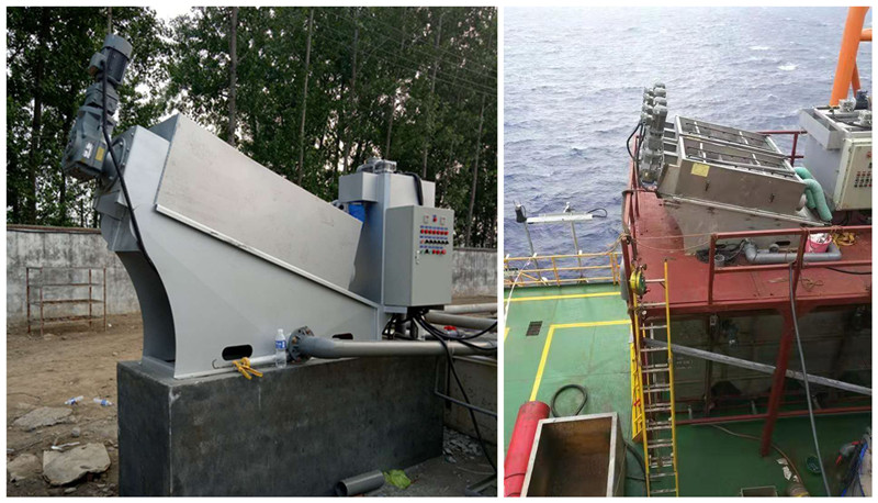 Customizable Capacity Screw Press Dehydrator for Oily Waste Water Treatment 100 kg
