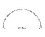 19.2W/M 24VDC Wall Washer LED Strip Flexible SS 1779Lm For Pillar