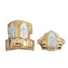Buy cheap American Style Gold Plastic Casket Corners With Iron Tubes from wholesalers