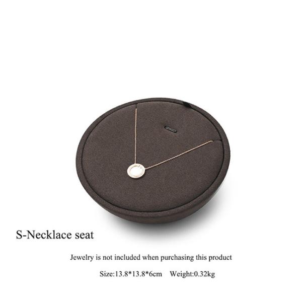 Buy cheap Brown Jewelry Display Props Exhibition Small Necklace Display Seat from wholesalers
